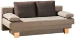 Möbelix 2-Sitzer-Sofa mit Schlaffunkt. und Bettkasten Easy Beige