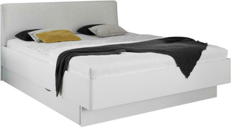 Doppelbett + Kopfteil Sizilia 185x100x217cm Eiche Dekor/Weiß