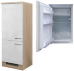 Möbelix Kühlschrank-Umbauschrank Abaco B: 60 cm Perlmutt