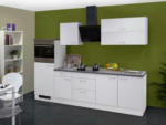 Möbelix Küchenzeilen Lucca mit Geräten 270 cm Weiß