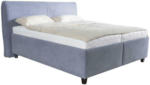 Möbelix Polsterbett mit Bettkasten 180x200 Tosca Comfort Hellblau