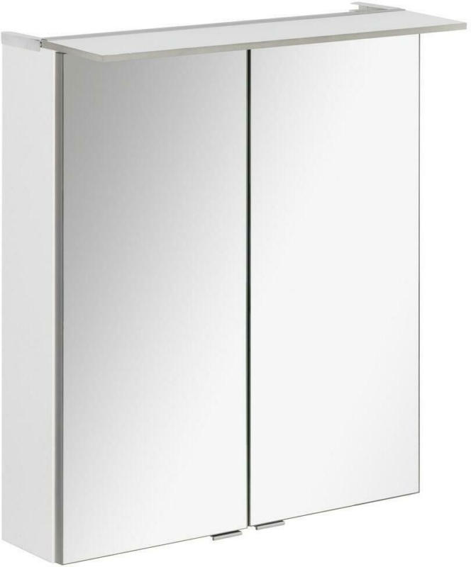 Spiegelschrank B.perfekt + Led 2-Türig BxHxT: 60x70x24 cm Weiß