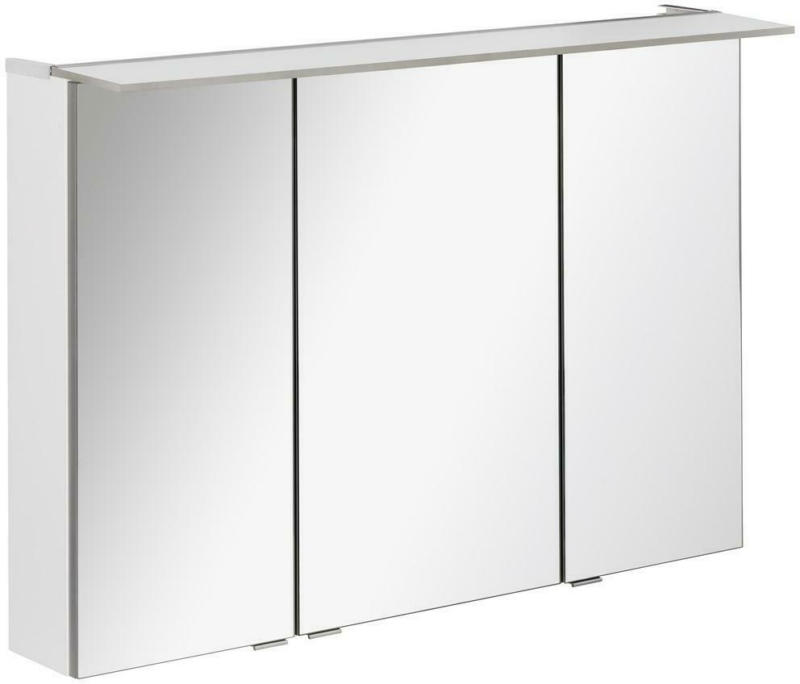 Spiegelschrank B.perfekt + Led 3-Türig BxHxT: 100x70x24 cm Weiß