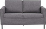 Möbelix 2-Sitzer-Sofa Korsika mit Armlehnen Grau