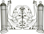 Möbelix Gartenpforte mit Tür, Metall Pacaya BxHxT: 153x122x27 cm
