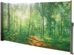 Möbelix Seitenmarkise 300x160 cm Bunt Waldlichtung Ausziehbar