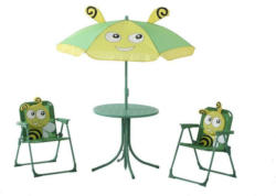 Kindersitzgruppe Bee Grün Stahl Mit Sonnenschirm