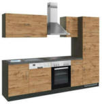 Möbelix Küchenzeile Sorrento Mit Geräten B: 270 cm Eichefarben