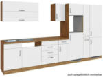 Möbelix Küchenzeile Sorrento ohne Geräte 360 cm Weiß