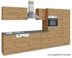 Küchenzeile Sorrento Mit Geräten B: 360 cm Eichefarben