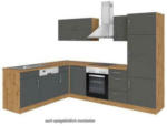 Möbelix Einbauküche Eckküche Möbelix Winkelblock Mit Geräten 270x210 cm Anthrazit