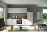 Möbelix Küchenzeile Florenz mit Geräte B: 300 cm Weiß/Eiche Dekor