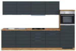 Möbelix Küchenzeile Florenz Mit Geräte B: 300 cm Grau/Eiche