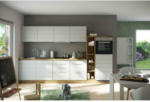 Möbelix Küchenzeile Florenz Mit Geräte B: 330 cm Weiß/Eiche