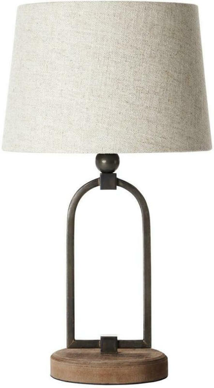 Tischlampe Sora Beige Mit Schnurschalter