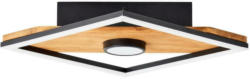 LED-Deckenleuchte Woodbridge L: 25 cm mit Holz