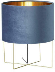 Tischlampe Aura Blau/Gold mit Schnurschalter