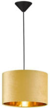 Möbelix Hängeleuchte Aura H: 140 cm 1-Flammig, Gelb/Goldfarben