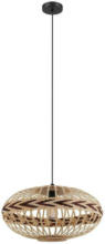 Möbelix Hängeleuchte Dondarrion H: 110 cm 1-Flammig, Echtholz