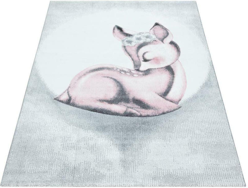 Kinderteppich Rehkitz Pink Bambi 120x170 cm