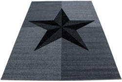 Hochflor Teppich Grau Plus 160x230 cm