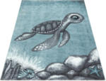 Möbelix Kinderteppich Schildkröte Blau Bambi 160x230 cm