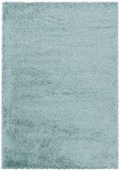 Hochflor Teppich Blau Naturfaser Fluffy 160x230 cm