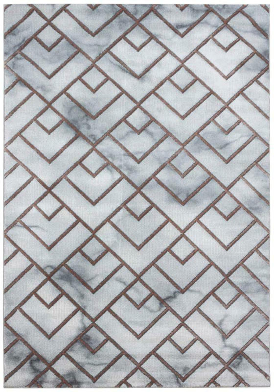 Teppich Läufer Bronzefarben Naxos 80x250 cm