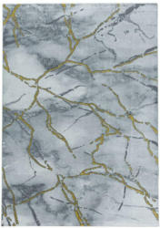 Webteppich Goldfarben/Grau Naxos 140x200 cm