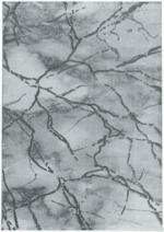 Möbelix Webteppich Silber Naturfaser Naxos BxL: 120x770 cm