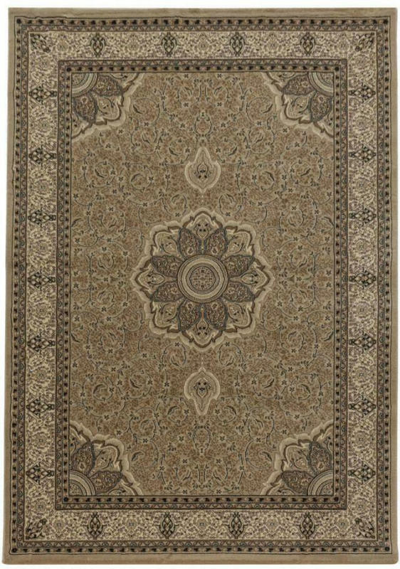 Orientalischer Webteppich Beige Kashmir 240x340 cm