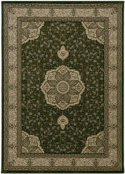 Orientalischer Webteppich Grün Naturfaser Kashmir 200x290 cm