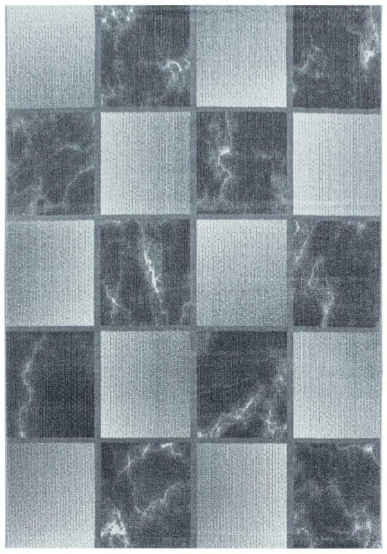 Webteppich Grau Naturfaser Ottawa 200x290 cm