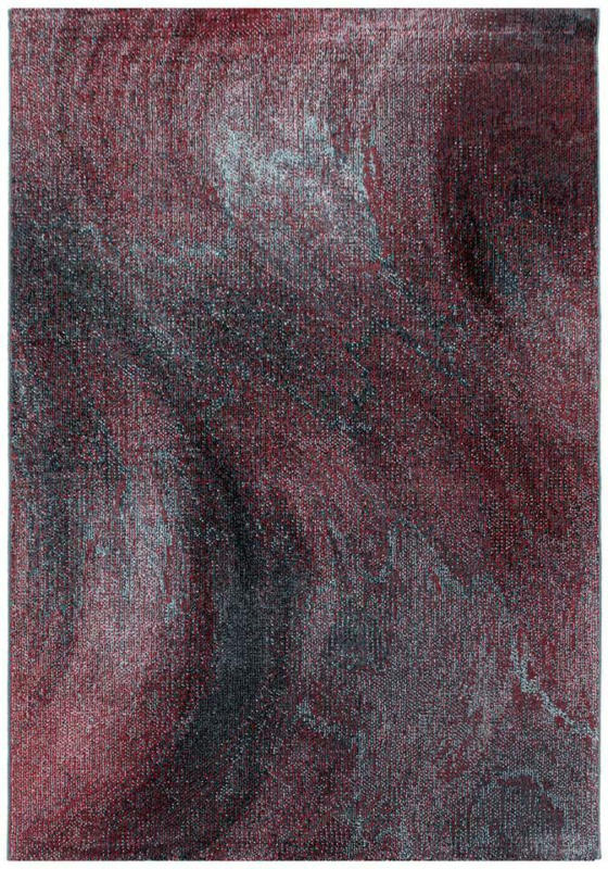 Webteppich Rot Naturfaser Ottawa 120x170 cm