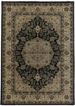 Möbelix Orientalischer Webteppich Schwarz Kashmir 160x230 cm