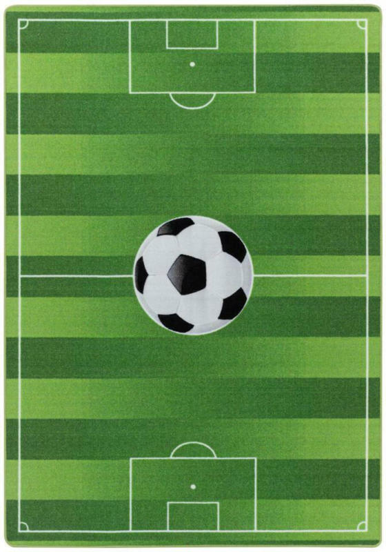 Kinderteppich Fußball Grün Play 160x230 cm