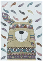 Möbelix Kinderteppich Indianer- Lama Gelb Funny 160x230 cm