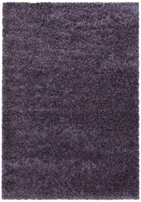 Hochflor Teppich Violett Sydney 300x400 cm