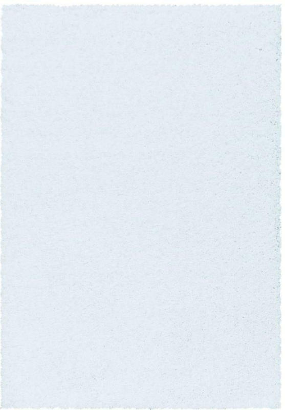 Hochflor Teppich Weiß Sydney 140x200 cm