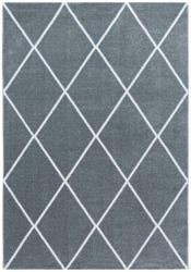 Hochflor Teppich Silberfarben Rio 160x230 cm