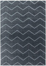 Möbelix Hochflor Teppich Grau Rio 120x170 cm
