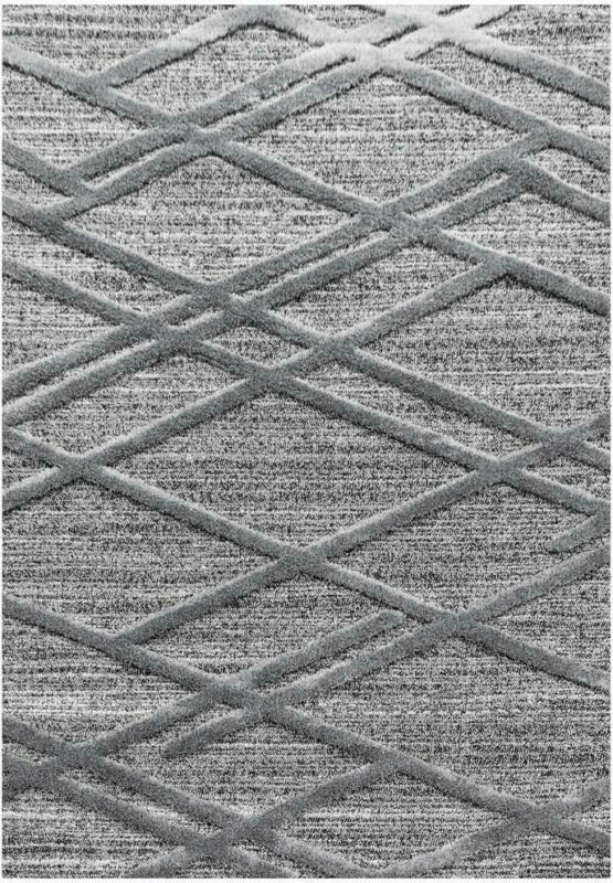 Teppich Läufer Grau Pisa 80x250 cm