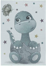 Möbelix Kinderteppich Dino Blau Funny 140x200 cm