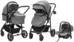 Möbelix Kinderwagen Balu Premium 3in1 mit Babyschale + Sonnenschutz