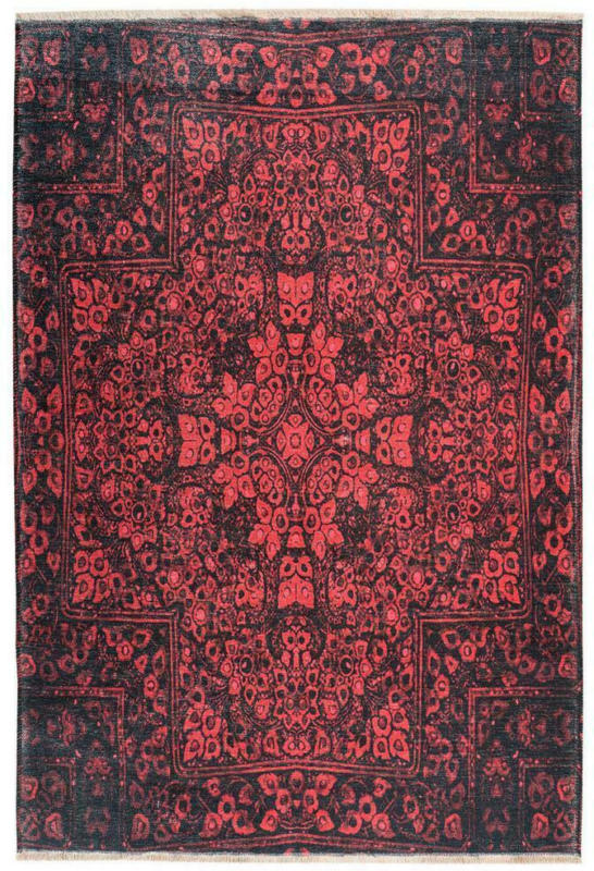 Webteppich Rubinrot My Azteca 150x230 cm