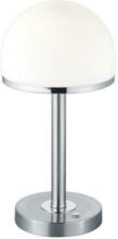Möbelix LED-Tischlampe Nickelfarben/ Weiß 4-Fach Schaltbar