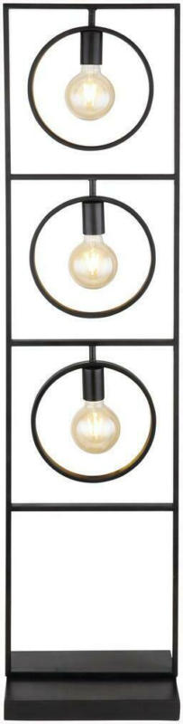 Stehlampe Vision Schwarz Aus Metall, Modernes Design