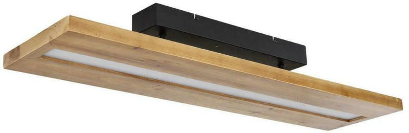 LED-Deckenleuchte L: 80 cm 1-Flammig aus Holz