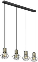 Möbelix Hängeleuchte Priska H: 120 cm 4-Flammig