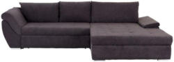 Ecksofa mit Schlaffunktion + Bettkasten Malibu Aubergine